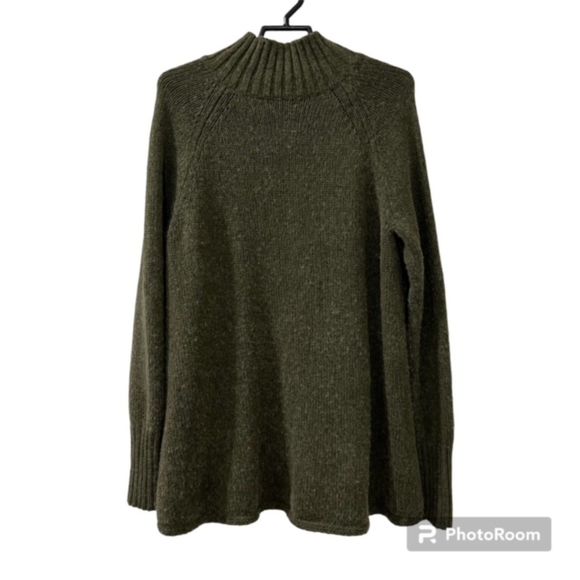 American Eagle Outfitters Olive Green Turtleneck Sweater - Picture 4 of 14